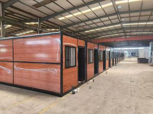 Casa Contenedor Plegable de Doble Ala, Hogar Modular Prefabricado Expandible de 20ft 40ft, Panel Sándwich de Acero, Baño y Cocina de Lujo, <span class=keywords><strong>Hotel</strong></span> - Product Image 1