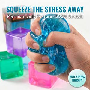 Juguete Sensorial Antiestrés de TPR de Recuperación Lenta Zhaoan (Cubo de Hielo) - Listo para Enviar; un Juguete para Aliviar el Estrés para Niños y Adultos - Product Image 2