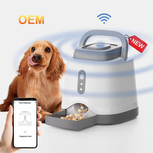 Comedero Inteligente de Lujo para Mascotas con Control por APP, Dispensador de Comida Seca para Perros, Juego de Entrenamiento, Botón de Doble Alimentación - Product Image 1