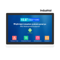 Minghongyu Panel PC Táctil Industrial Todo en Uno Android Linux de 15.6 Pulgadas, Sin Ventilador, Mini, 512GB/256GB, 4GB-64GB RAM, en Stock