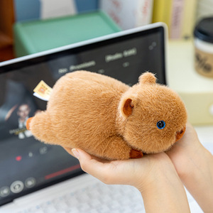 Muñeco <span class=keywords><strong>de</strong></span> Peluche <span class=keywords><strong>de</strong></span> Poliéster con Relleno <span class=keywords><strong>de</strong></span> Algodón PP, Serie <span class=keywords><strong>de</strong></span> Animales: Mono Dorado, Jabalí, Husky, Regalo <span class=keywords><strong>de</strong></span> Cumpleaños, Uso en Oficina - Product Image 5