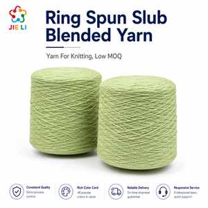 Filato Fantasia Ring Spun Slub Misto con Texture <span class=keywords><strong>Vintage</strong></span> per Maglieria, Abbigliamento, Denim e Materie Prime Tessili - Ingrosso - Product Image 1
