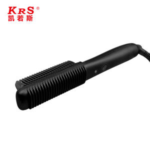 Ceramic <strong>Hair</strong> Straightener Brush Portable <strong>Hair</strong> Straightener Brush 2 in 1 Professional Hot Heating <strong>Hair</strong> Comb Brush - Product Image 4