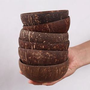 100% ciotole <span class=keywords><strong>di</strong></span> cocco naturali lucidate e cucchiai <span class=keywords><strong>di</strong></span> legno Vietnam Eco Set <span class=keywords><strong>di</strong></span> insalatiere e forchette <span class=keywords><strong>di</strong></span> cocco biologico naturale - Product Image 2