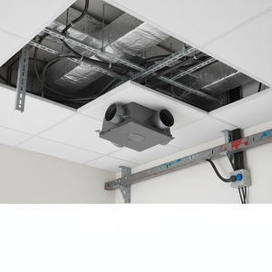 Ventilador de Techo ROBOTECH L2-250-3 de Alto Rendimiento, Fabricado en Corea, Aspas de Plástico Duraderas, Montaje en Pared/Techo, 110~240V 1 - Product Image 3