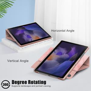 Custodia di rotazione della copertura del Tablet Folio Smart Wake Sleep per <span class=keywords><strong>Samsung</strong></span> <span class=keywords><strong>Galaxy</strong></span> <span class=keywords><strong>Tab</strong></span> <span class=keywords><strong>A8</strong></span> <span class=keywords><strong>SM</strong></span>-X200 10.5 pollici - Product Image 5