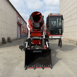 Truk <span class=keywords><strong>Mixer</strong></span> Beton Kapasitas Besar Kendaraan Teknik Peralatan Pencampur Truk Konstruksi - Product Image 6