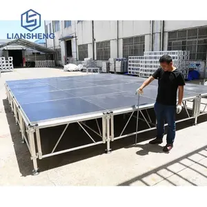 Portable Aluminum 4ft*4ft 4ft*8ft Stage Platform For Outdoor Indoor Event Concert