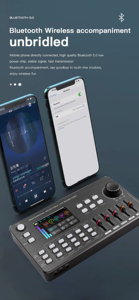 Interfaz de Audio Podcast profesional, tarjeta de sonido, grabación de canciones K, múltiples modos de ecualización - Product Image 6