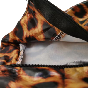 Combinaison Léopard Grande Taille en Similicuir pour Femme, Effet Mouillé, <span class=keywords><strong>Latex</strong></span>, Body Sexy Moulant, Érotique, Fermeture Éclair, Entrejambe Ouvert, Tenue de Club - Product Image 6