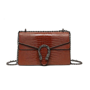 Bolso Cuadrado Pequeño Rojo Clásico, Versátil y Elegante de Alta Gama, Acolchado, con Correa de Cadena Metálica para Mamá, Nuevo Modelo 2026 - Product Image 5