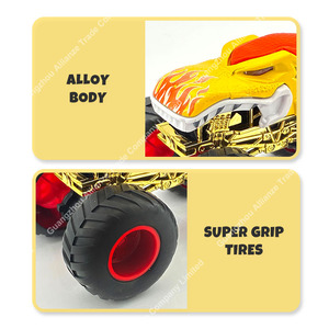 Venta al por Mayor de 5 Estilos de Autos de Juguete de Metal, Autos de Juguete de Fricción, Camiones Monstruo de Metal, Mini Vehículos, Camiones Monstruo para Niños - Product Image 2
