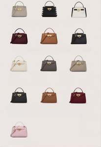 Luxury Ladies Tote Handbags Custom Logo with New <b>Top</b> Handle Double Chains Ladies Wholesale Hand Bags - Product Image 6