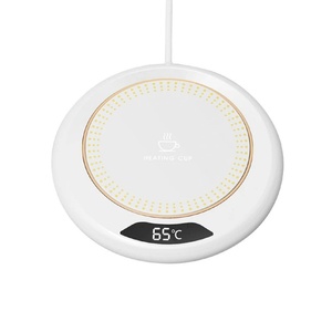 Milk Tea Water Mug Heater 55 Degree Coffee <b>USB</b> Cup Warmer 3 Gear Temperature Adjustable LED Display <b>Heating</b> Coaster - Product Image 1