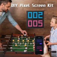 Nueva llegada RGB LED Pixel Light DIY Pantalla de empalme para creación de arte comercial Bluetooth Digital App Control para juego