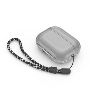 Yapışık tasarım hava yastığı anti-sonbahar eless AirPods tasarım ön LED görünür TPU Materia AirPods Pro 2 için şeffaf kılıf - Product Image 4