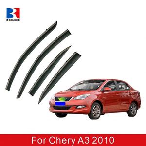 Déflecteur de vitre latérale pour CHERY A3 2010, visière de fenêtre de voiture à injection PC - Product Image 2