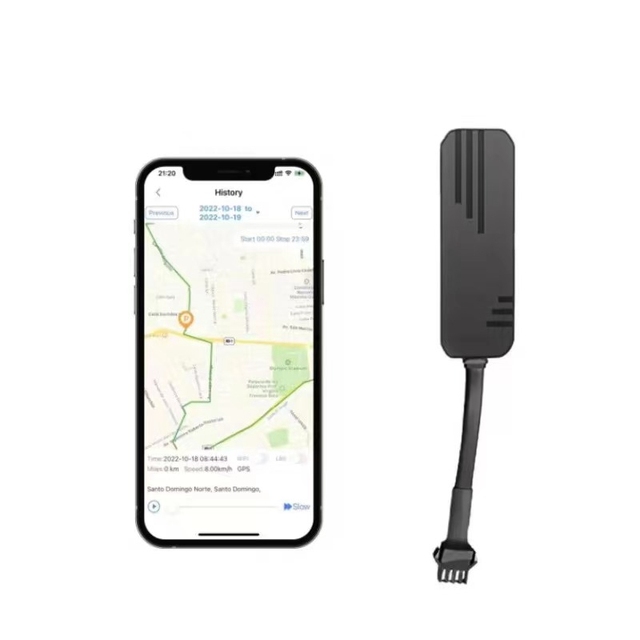 Low Cost 2G Mini GPS Tracker with ACC Detection & Fuel Sensor Real-Time Position Geofence Fleet Tracking APP for Lifetime