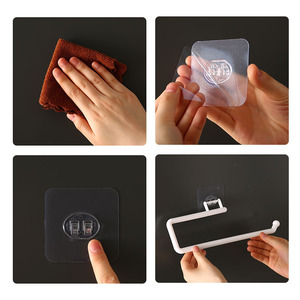 <b>Kitchen</b> paper towel holder, no-drill cabinet paper roll holder, dishcloth holder, cling film and dishcloth <b>storage</b> <b>rack</b> - Product Image 3