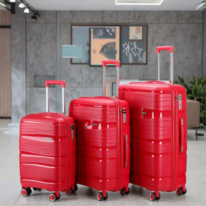 Bagages de luxe PP Bagages imperméables <span class=keywords><strong>3</strong></span> pièces Ensembles de <span class=keywords><strong>valises</strong></span> PP Ensemble de sacs PP <span class=keywords><strong>Valises</strong></span> à roulettes Bagages à bas prix Valise pour voyage d'affaires - Product Image 3