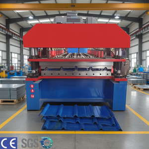 Panel Ibr Roof Sheeting Roll Forming Machine Single Layer 840 Metal Roofing <b>Sheet</b> Molding Machine Low Running Cost - Product Image 1