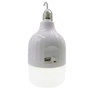 Plastic <b>LED</b> Bulb E27 Base 2700K Soft Warm White Manual Button A19 Shape CRI 85 3000 Lumens CE Certified - Product Image 1