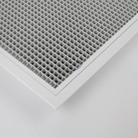 Grille en aluminium HVAC Eggcrate Plafond Diffuseur