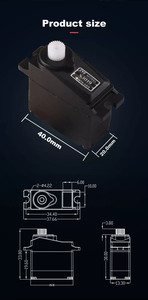 Tốc Độ Cao 20G 0.08 Giây Mini Kỹ Thuật Số Servo Kim Loại Bánh Cho Điều Khiển Từ Xa Cố Định Cánh Coreless Đồ Chơi Tốt Nhất Cho Máy Bay Trực Thăng Máy Bay RC - Product Image 5