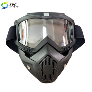 पूरा चेहरा संरक्षण विरोधी कोहरे Airsoft स्की हेलोवीन सीएस खेल Cosplay मोटोक्रॉस eyewear साइकल चलाना चश्मा मुखौटा सवारी काले चश्मे शील्ड - Product Image 2