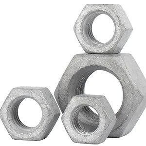 Lot de 10 écrous hexagonaux en acier au carbone de qualité 8, galvanisés à chaud, M12 M14 M16 M18 M20 M22 M24 M27 M33, norme GB6170 - Product Image 5