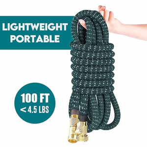 Tubo da Giardino Espandibile 50ft 75ft 100ft in PVC e Plastica Flessibile con Connettore Multiuso e Ugello - Product Image 6