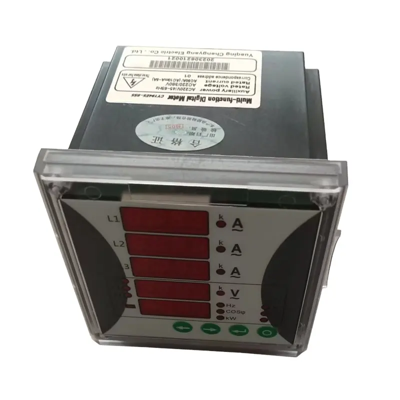 High precision and multifunctional digital power digital display meter, three-phase current and voltage power meter