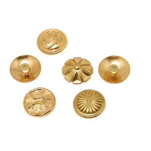 Rivets à vis en laiton massif faits à la main, rivets à pointes DIY, forme de fleur de <span class=keywords><strong>marguerite</strong></span> pour vêtements, chaussures, placage, rivets pour sacs - Product Image 5