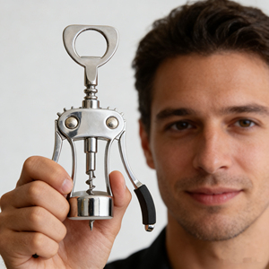 Ouvre-bouteille manuel en zinc multifonctionnel et écologique pour la maison et la cuisine, vente en gros - Product Image 1