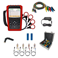 Analyseur de compteur d'énergie triphasé portable YC580 3P4W 3P3W RJ45 Ethernet Modbus TCP classe harmonique de courant de tension portable 2.0