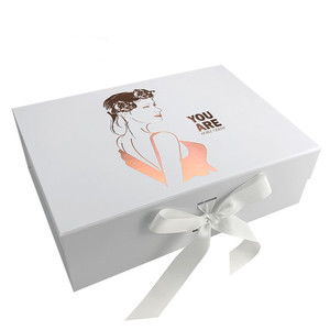 Holographic Luxury Folding White Shoe Storage <b>Magnetic</b> Closure Flap Gift <b>Boxes</b> for Packaging - Product Image 6