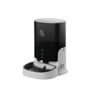 YHpet Distributeur automatique de nourriture intelligent pour chats avec application WiFi 5L pour la gestion de la santé des chats multiples