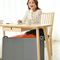 Nouveau radiateur portable silencieux et pliable avec minuterie, chauffe-pieds/chevilles, télécommande, idéal pour la maison