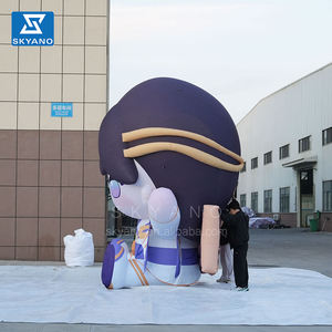 Répliques de personnages de Wuxia gonflables publicitaires Personnage de bandes dessinées géant gonflable assis pour Cosplay - Product Image 5