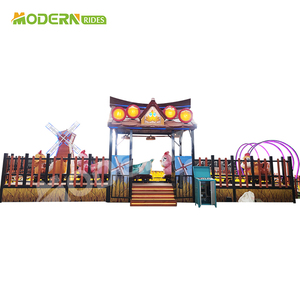 เครื่องเล่นสวนสนุกสำหรับครอบครัวราคาโรงงาน รถไฟเหาะขนาดเล็กสำหรับเด็ก รถม้าหมุนไก่ ขาย - Product Image 1