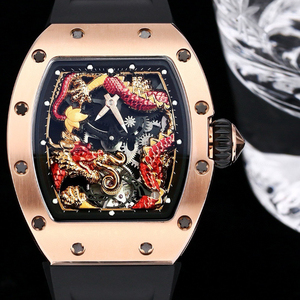 <span class=keywords><strong>Reloj</strong></span> de lujo para <span class=keywords><strong>hombre</strong></span> con esfera luminosa de dragón oriental, <span class=keywords><strong>reloj</strong></span> mecánico impermeable de alta calidad para uso diario, <span class=keywords><strong>reloj</strong></span> cronógrafo. - Product Image 3
