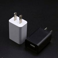 Chargeur mural pour téléphone portable 5V 2A avec emballage, adaptateur USB, chargeur universel pour téléphone portable, adaptateur d'alimentation USB