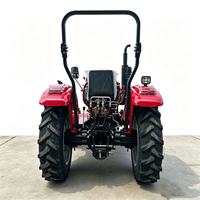 Tractores multifuncionales con tracción en las cuatro ruedas de 60 HP, 70 HP, 80 HP con motor diésel pequeño, los modelos más vendidos, para jardines y granjas.