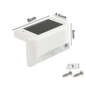 الأكثر مبيعًا مصباح سياج مقاوم للماء في الهواء الطلق أدى أضواء الشمسية الدرج خطوة الديكور للفناء حديقة الدرج - Product Image 3