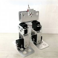 Kit structurel entièrement métallique 4-DOF V004 pour robot bipède de marche rapide, avec pieds croisés étroits, pour DIY robotique