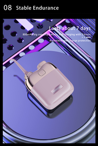 เครื่องฉีดน้ำทำความสะอาดฟันแบบ<span class=keywords><strong>พก</strong></span><span class=keywords><strong>พา</strong></span> ชาร์จไฟได้ ไร้สาย กันน้ำ IPX7 ความจุ 70 มล. 5 ระดับแรงดัน ใช้แบตเตอรี่/USB เหมาะสำหรับโรงแรมและใช้ในบ้าน ขนาดเล็ก พร้อมแบตเตอรี่ในตัว - Product Image 5