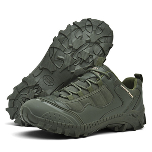 SF10 703 UCIAD MAX Green Suede Tactical <b>Hiking</b> <b>Boots</b> Non Slip Rubber Outsole All Seasons Lightweight Outdoor Men - Product Image 1