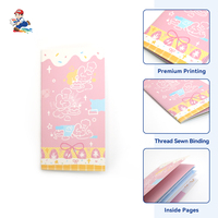 Cuaderno Personalizable con Logotipo para Oficina, Tapa Blanda, Papel Recubierto, Tamaño Personalizado para Estudiantes, 30 Hojas, Rayado y Colorido