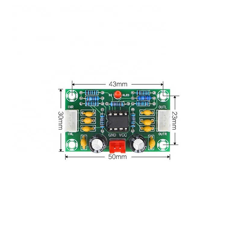 Produktbild von 2x NE5532 Audio-Vorverstärker-Modul – OP-Amp, DIY Board Für HiFi Und Bühne