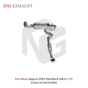 Sistema de Escape Valvetronic de Acero Inoxidable ING para Subaru <span class=keywords><strong>Impreza</strong></span> WRX <span class=keywords><strong>Hatchback</strong></span> MK10 2.5T, Piezas de Alto Rendimiento al por Mayor - Product Image 4